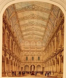 Projet de toiture pour la cour de la Bourse Royale